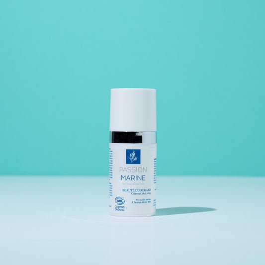 Beauté du regard aux actifs marins et à l'eau florale de bleuet