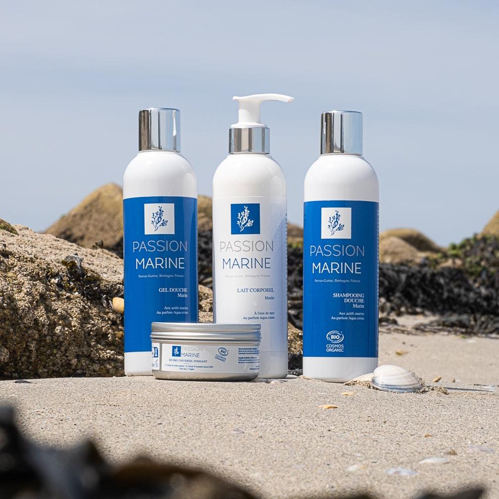 Gel douche marin au parfum aqua criste