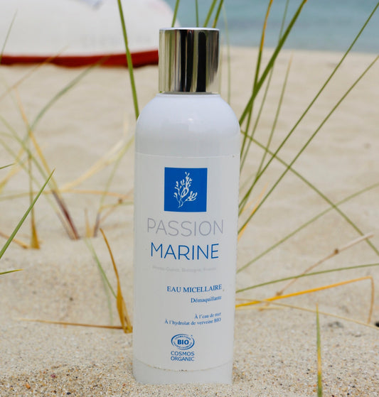 Eau micellaire démaquillante à l'eau de mer et à l'hydrolat de verveine
class=
