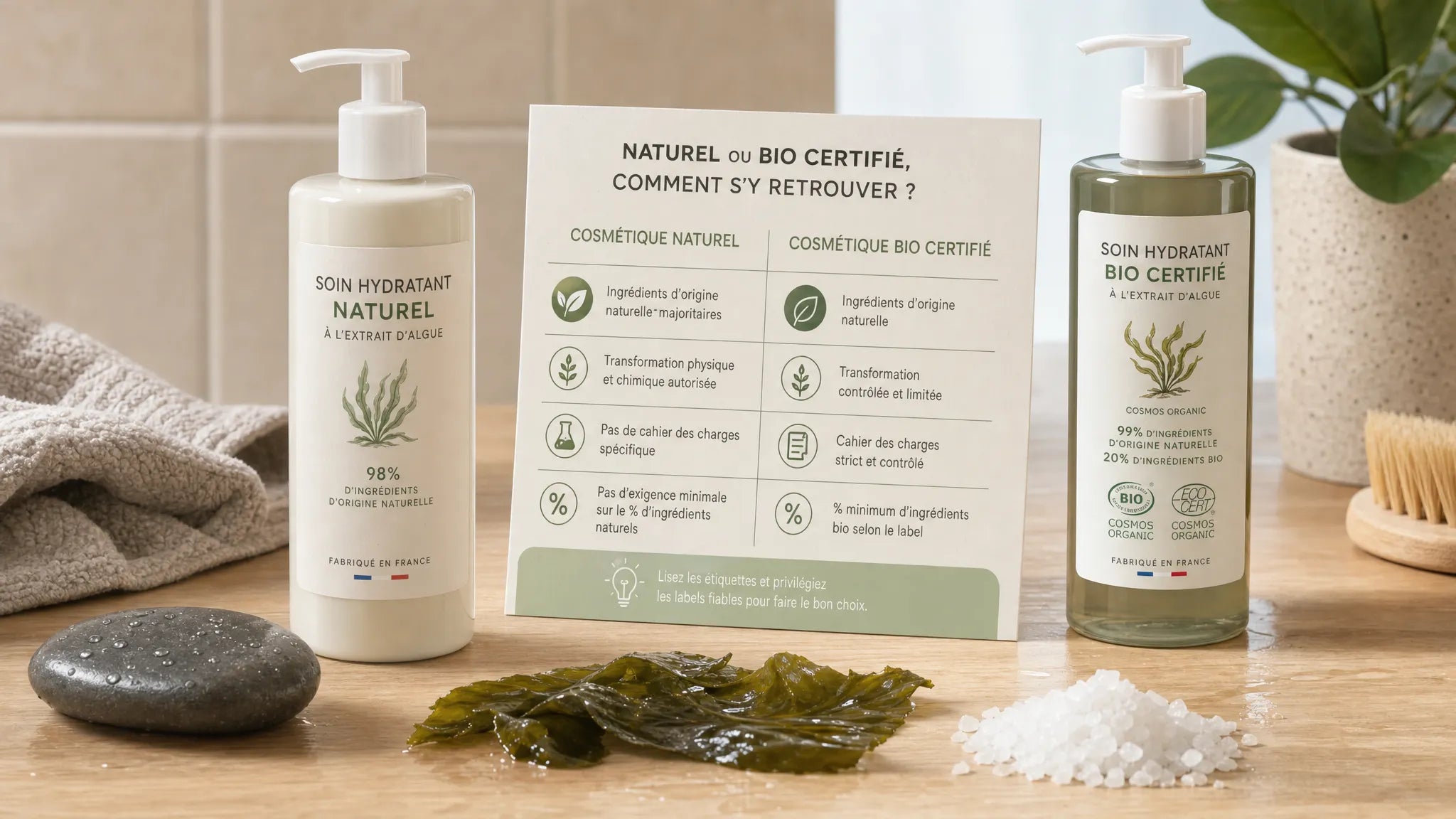Cosmétique naturel ou bio : comment faire le bon choix
