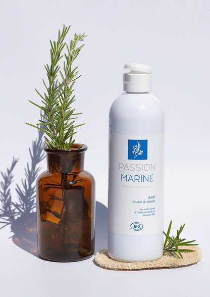 Bain vitalité et sérénité à l'huile essentielle de romarin bio - 500mL