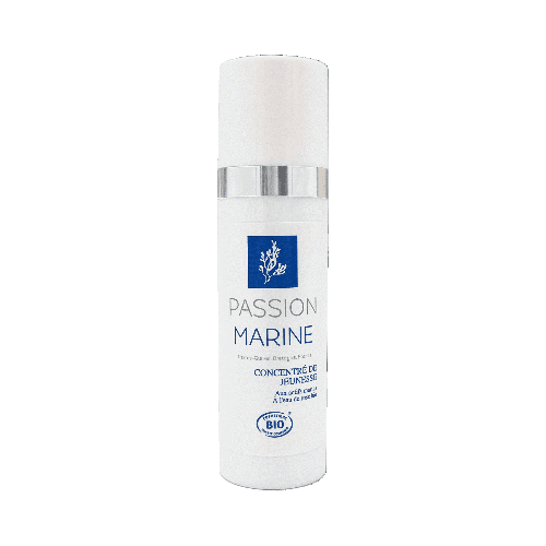 Concentré de jeunesse aux actifs marins, à l'eau de rose bio et aux peptides d'avocats - 30mL