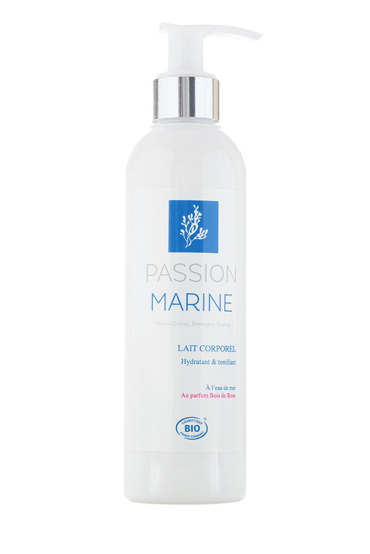 Moisturizing & Toning Body Milk with sea water and rosewood fragrance
                  class=