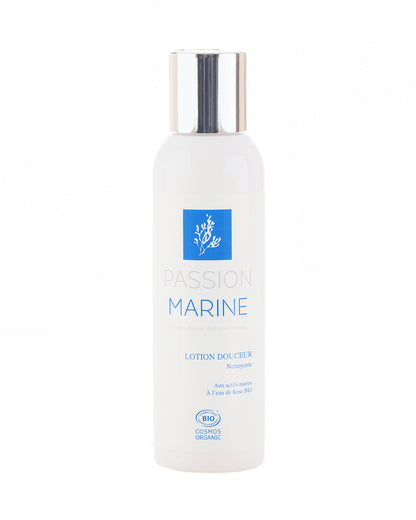 Lotion douceur nettoyante aux actifs marins et à l'eau de rose - 125mL