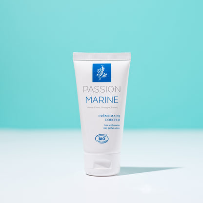 Crème mains aux actifs marins, parfum citron