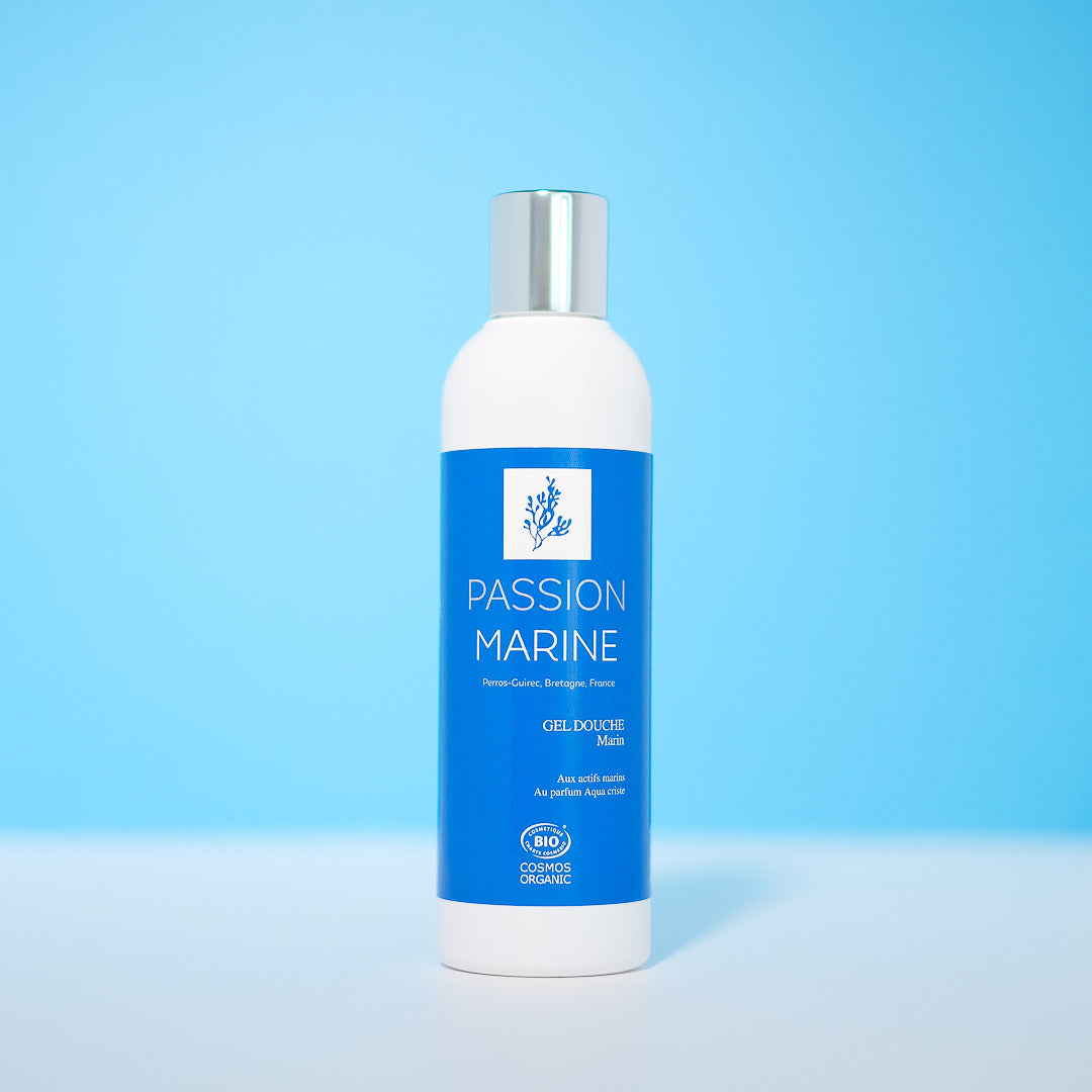 Gel douche marin au parfum aqua criste