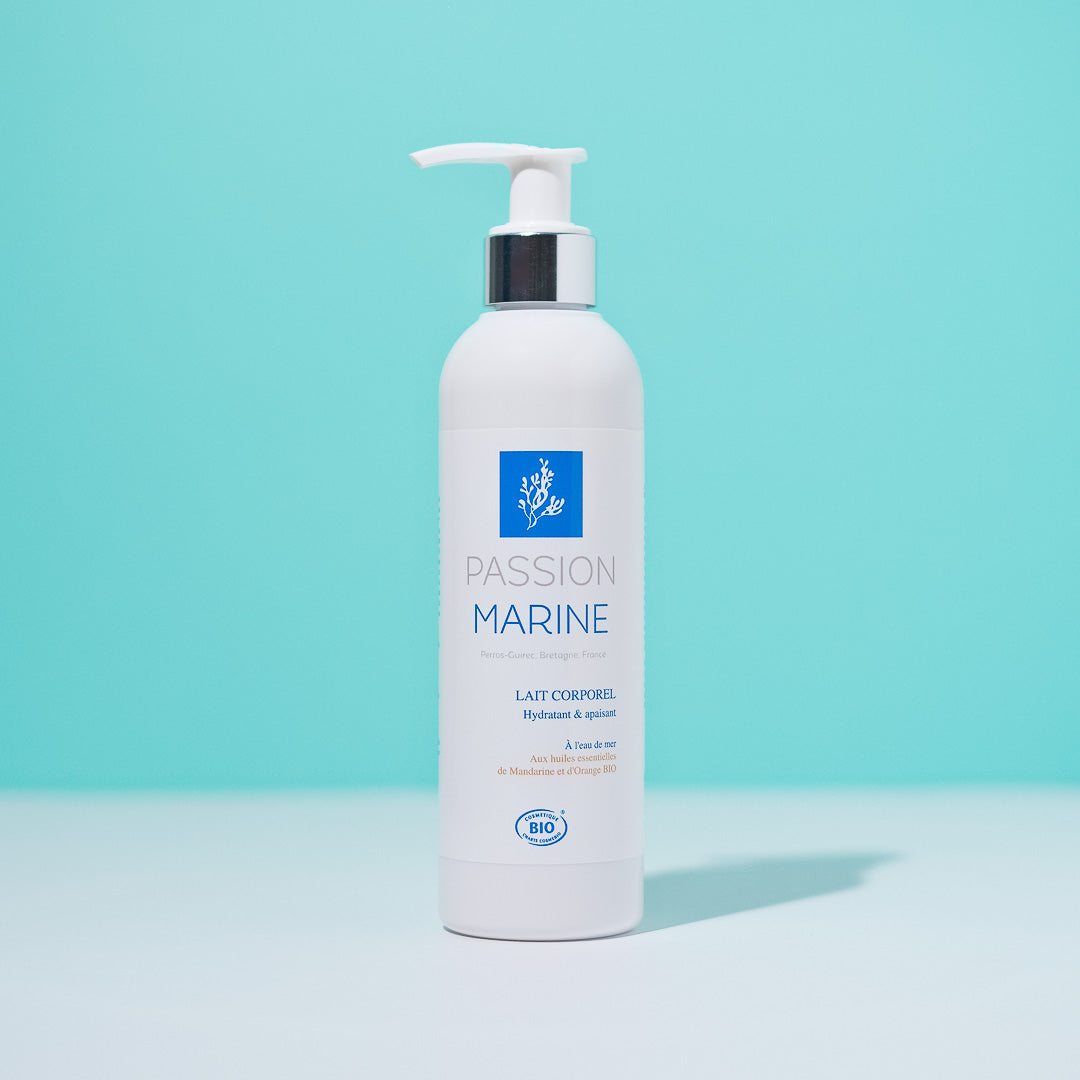 Lait corporel hydratant & apaisant à l'eau de mer et aux huiles essentielles d'agrumes BIO
