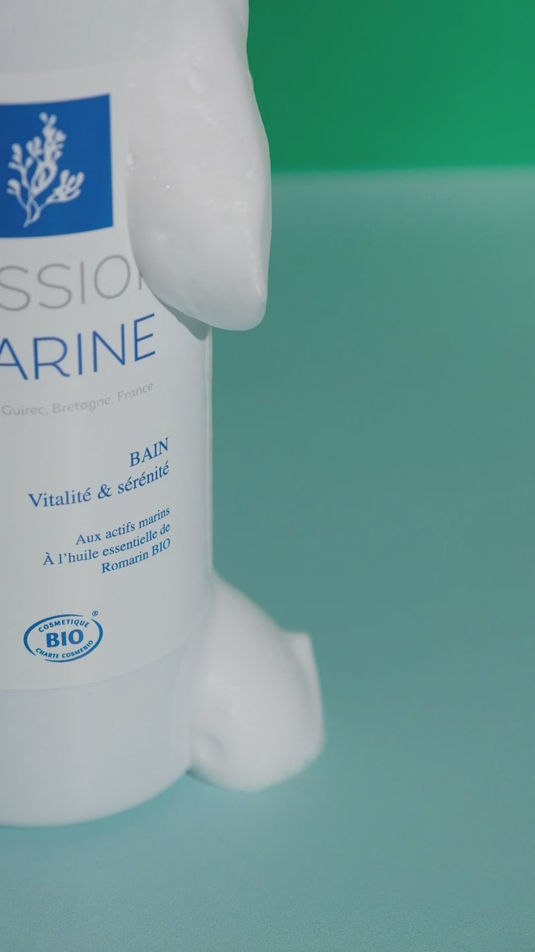 Bain vitalité et sérénité à l'huile essentielle de romarin bio - 500mL
