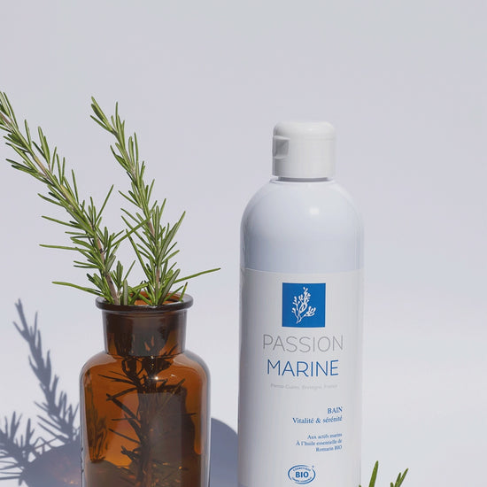 Bain vitalité et sérénité à l'huile essentielle de romarin bio - 500mL
