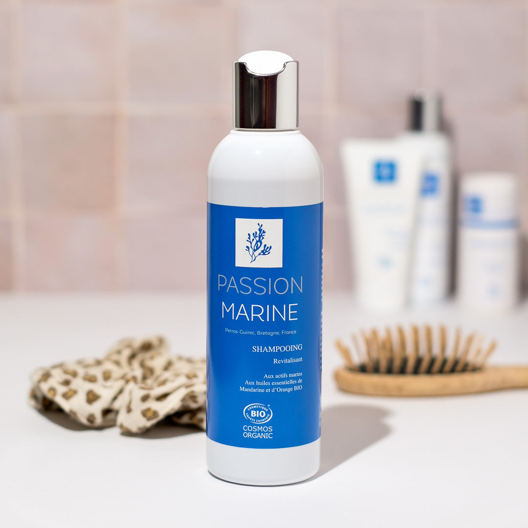 Shampoing revitalisant aux actifs marins et aux huiles essentielles d'agrumes - 250mL
